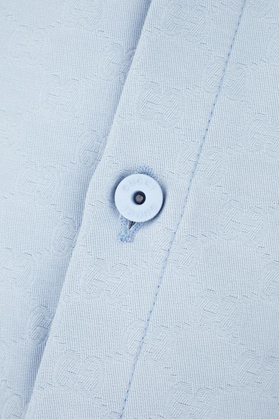  구찌 반팔 셔츠 파스텔 라이트 블루 코튼  라이트 블루 - GUCCI