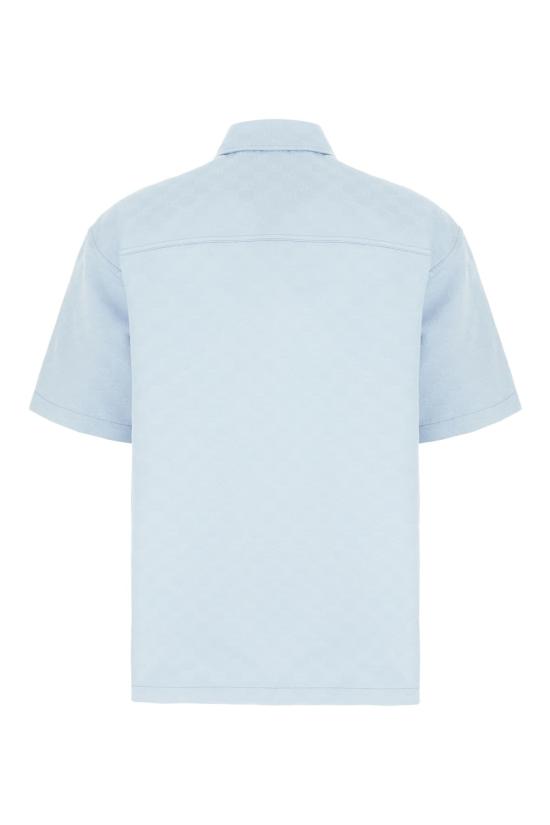  구찌 반팔 셔츠 파스텔 라이트 블루 코튼  라이트 블루 - GUCCI