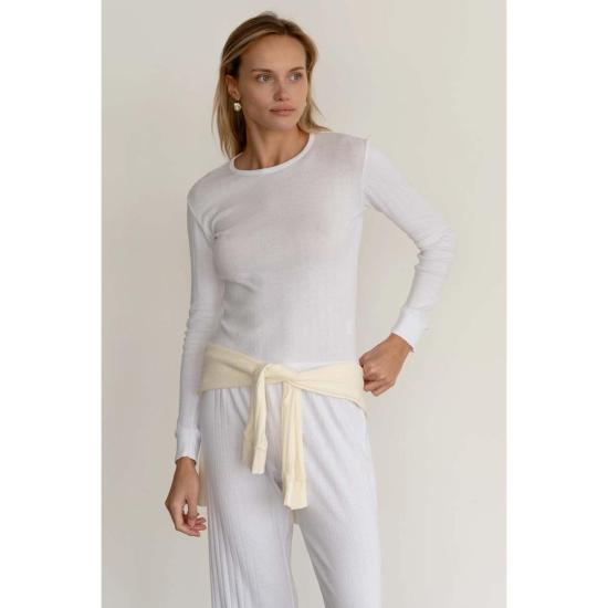  도니 긴팔 티셔츠 . 포인텔 롱슬리브 탑 - DONNI.