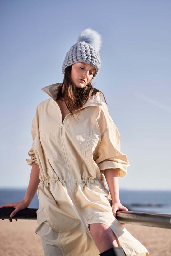  미샤램퍼트 모자 미샤 램퍼트 글레이셔 비니 폼스터 + 베이비 블루 Xl 폼 - MISCHA LAMPERT