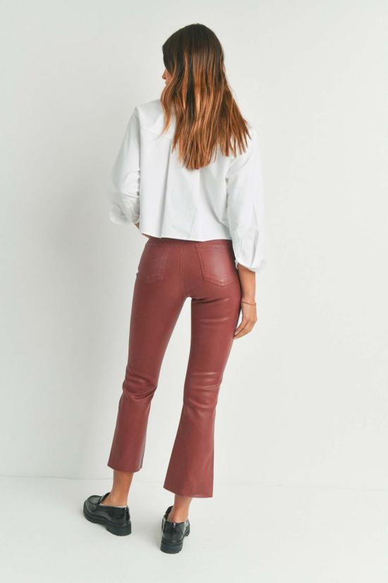  저스트 블랙 데님 데님 팬츠 코팅 킥 플레어 멀티 - JUST BLACK DENIM