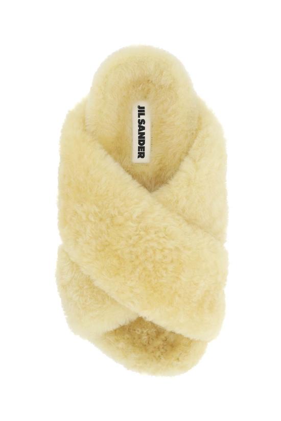  질샌더 샌들 질 샌더 시어링  버터 (베이지) - JIL SANDER