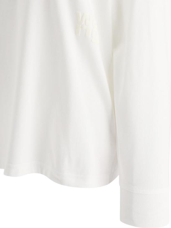  알렉산더 왕 반팔 티셔츠 레귤러핏 티셔츠 화이트 - ALEXANDER WANG