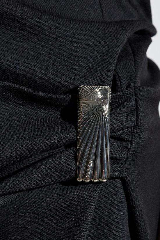  디 아티코 숏 원피스 아티코 플리츠 디테일 드레스 - THE ATTICO