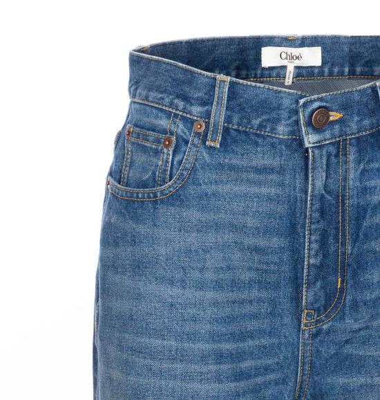  끌로에 데님 팬츠 Chloé Chlo Jeans 청바지 블루 - CHLOE