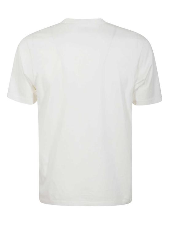  씨피 컴퍼니 반팔 티셔츠 C.P. 회사 티셔츠 거즈 화이트 - C.P. COMPANY