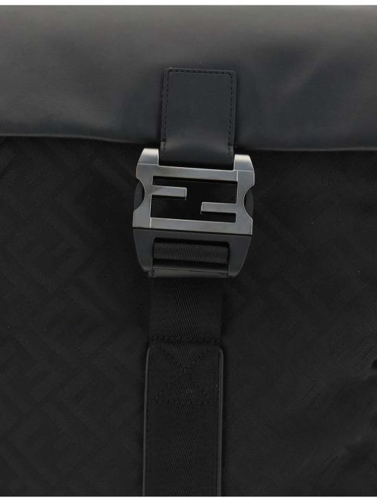  펜디 백팩 나일론 플럭스  사즈 네로 - FENDI