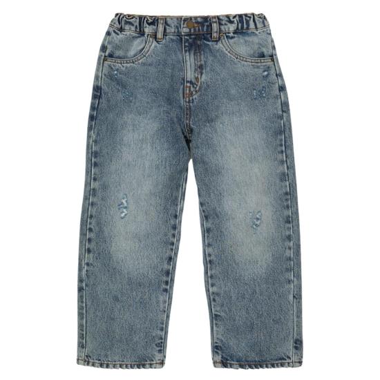  [키즈] Main Story 진 키즈 메인 스토리 루즈 진 워시드 블루 데님