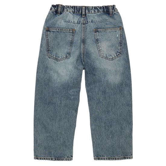  [키즈] Main Story 진 키즈 메인 스토리 루즈 진 워시드 블루 데님 - MAIN STORY