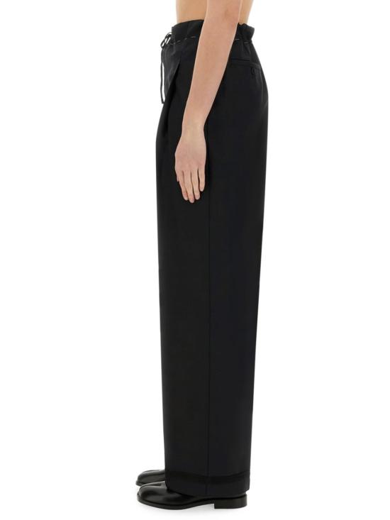  마르지엘라 스트레이트 팬츠 메종  울 앤 모헤어  미드나잇블루 - MAISON MARGIELA