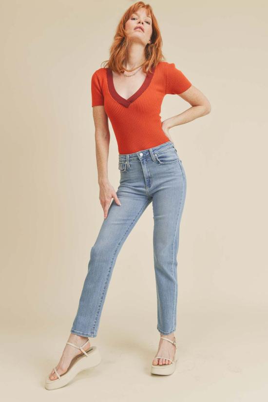  저스트 블랙 데님 데님 팬츠 테이퍼드 스트레이트 - JUST BLACK DENIM