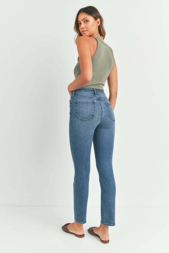  저스트 블랙 데님 데님 팬츠 테이퍼드 스트레이트 - JUST BLACK DENIM