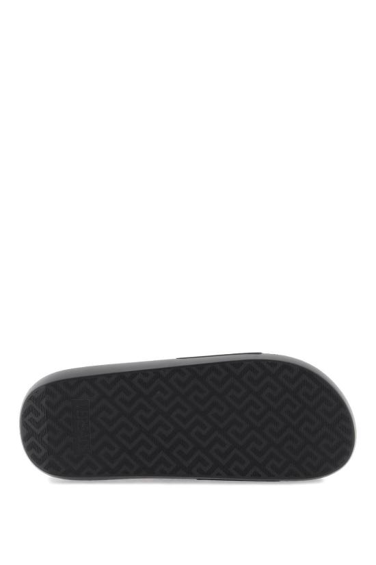  베르사체 뮬/슬리퍼 메두사 비기 슬라이드 블랙 - VERSACE