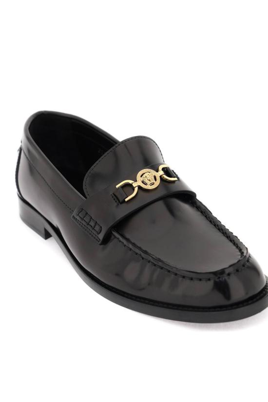  베르사체 로퍼 메두사 95  블랙/골드 - VERSACE