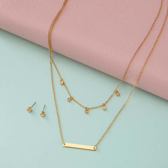  포스테리 이어링 포스터리 젬 스터드 귀걸이 - FOSTERIE