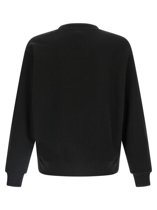  겐조 긴팔 티셔츠 와일드 타이거 자수 스웨트셔츠 블랙 - KENZO