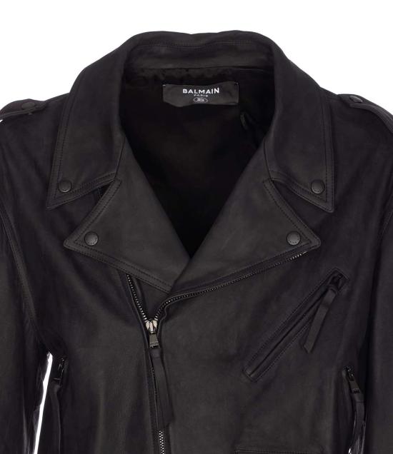  발망 자켓 카운틴 바이커 재킷 블랙 - BALMAIN