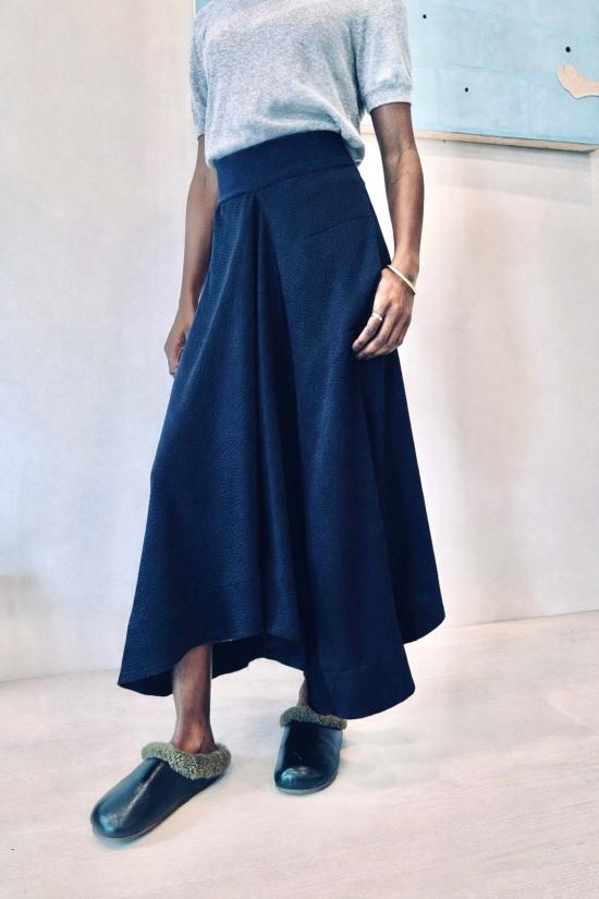  Yesaet 롱 스커트 예사엣 자자라 실크  립스틱 레드 - OTHER BRANDS