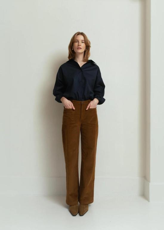  페이퍼 라벨 스트레이트 팬츠 종이 라벨 윌마 팬츠 연갈색 - PAPER LABEL