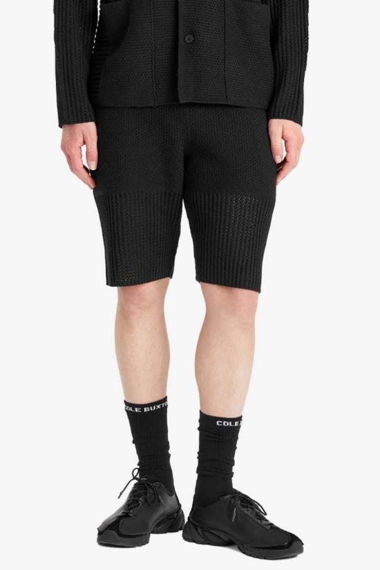  이세이 미야케 숏팬츠 Homme Plisse Issey Miyake 러스틱 니트 반바지 - ISSEY MIYAKE