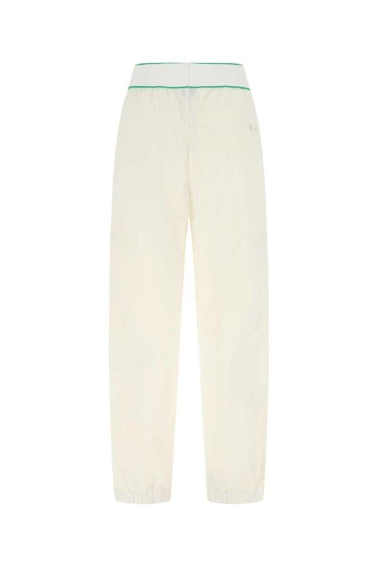  보테가베네타 스트레이트 팬츠 보테가 베네타 리버스 로고  화이트 - BOTTEGA VENETA