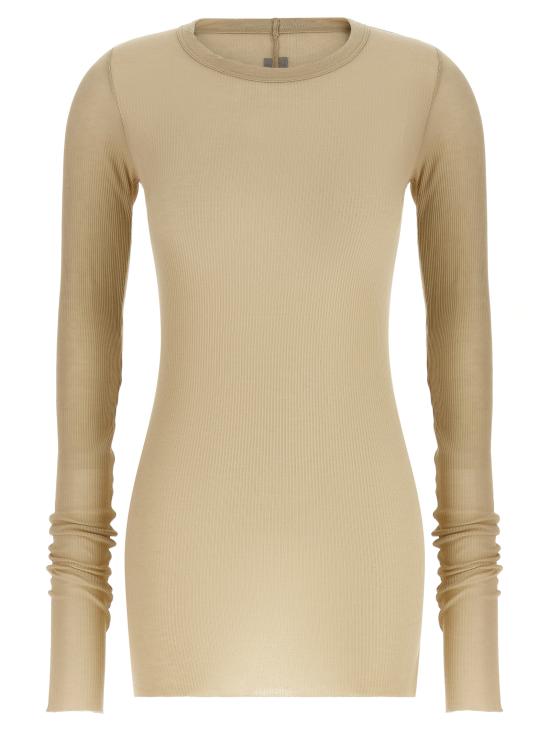 26SS 릭 오웬스 긴팔 티셔츠 RP01F6202RC138 Beige