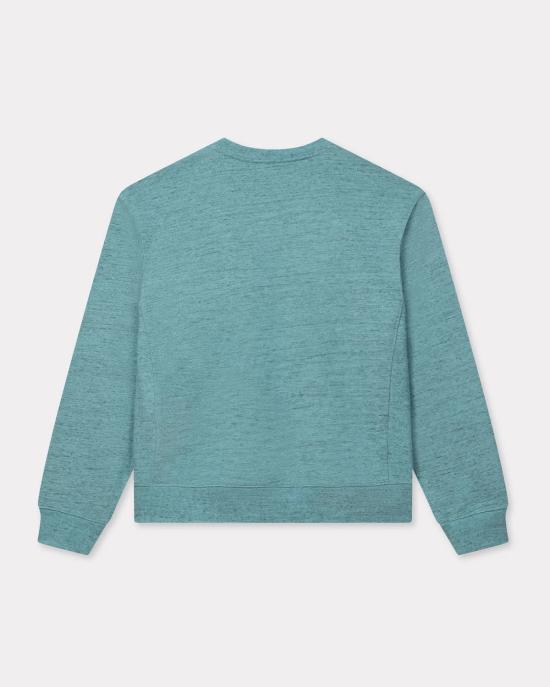  겐조 긴팔 티셔츠 스웨트셔츠 터쿼이즈 - KENZO