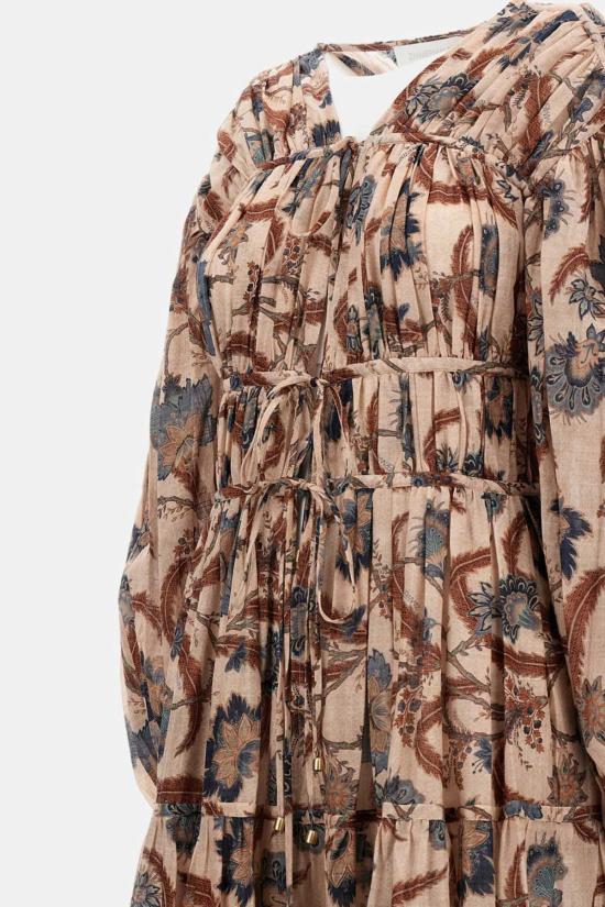  짐머만 롱 원피스 드레스 멀티컬러 - ZIMMERMANN