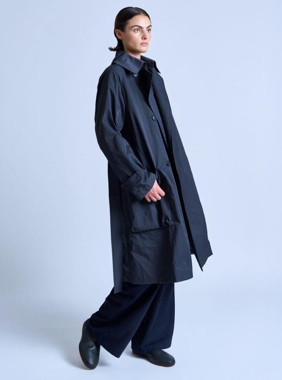  GREI. 트렌치 코트 그레이 피크드 라펠 - OTHER BRANDS