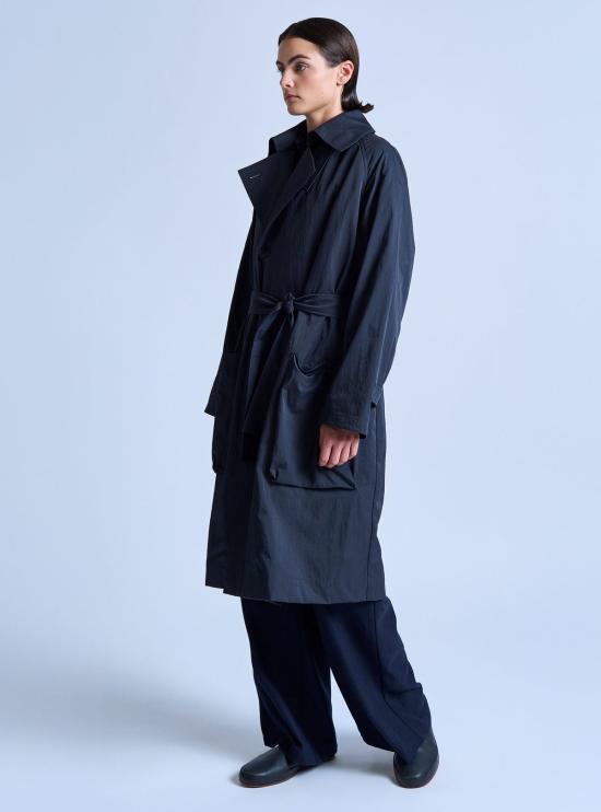  GREI. 트렌치 코트 그레이 피크드 라펠 - OTHER BRANDS