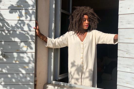  해피 프렌치 갱 점프수트 해피프렌치갱  화이트 - HAPPY FRENCH GANG