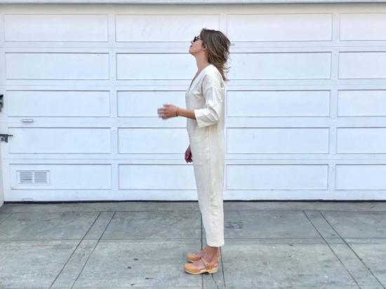  해피 프렌치 갱 점프수트 해피프렌치갱  화이트 - HAPPY FRENCH GANG