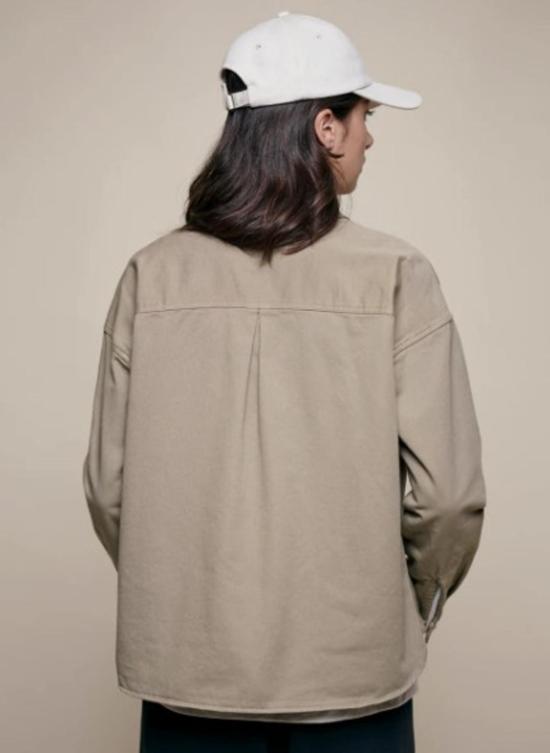  메르츠 비 슈바넨 셔츠 Merz B. Schwanen 오가닉 코튼 트윌 박시 셔츠 - MERZ B. SCHWANEN