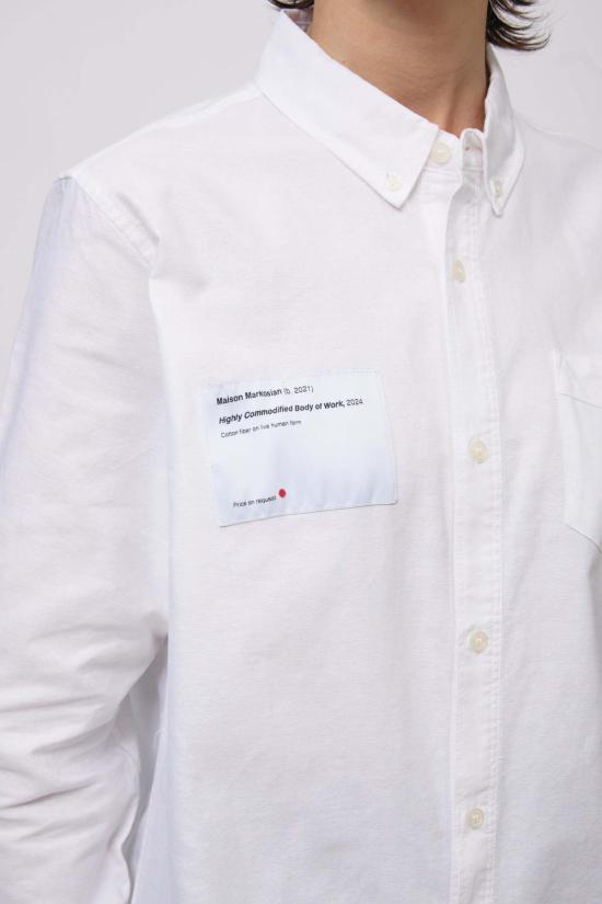  MAISON MARKOSIAN 셔츠 메종 마르코시안 갤러리스트 버튼업 셔츠 - MAISON MARKOSIAN