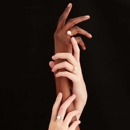  밍유왕 반지 밍위 왕 엘르 링 스털링 실버 - MING YU WANG