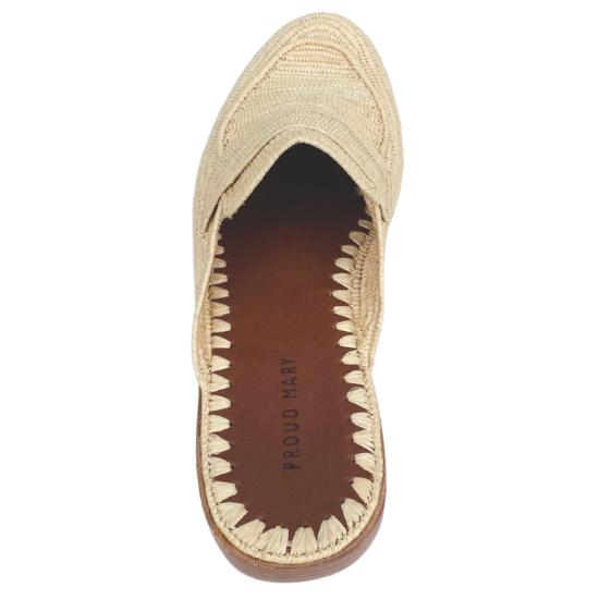  프라우드 메리 풋웨어 뮬/슬리퍼 남성용 라피아 뮬 - PROUD MARY FOOTWEAR
