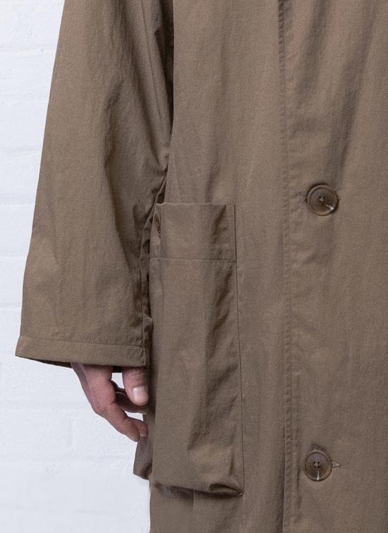  GREI. 트렌치 코트 그레이. 피크드 라펠  다크 카키 - OTHER BRANDS