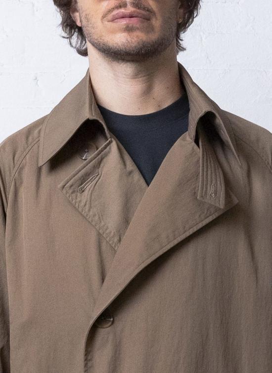  GREI. 트렌치 코트 그레이. 피크드 라펠  다크 카키 - OTHER BRANDS