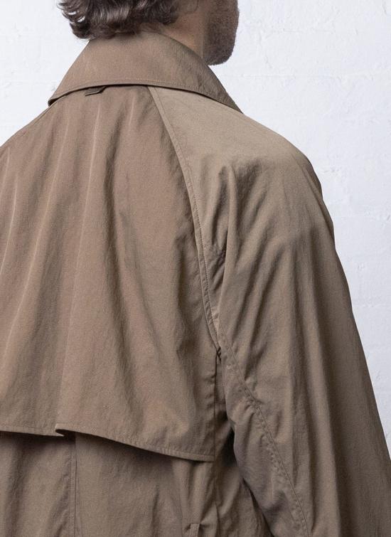  GREI. 트렌치 코트 그레이. 피크드 라펠  다크 카키 - OTHER BRANDS