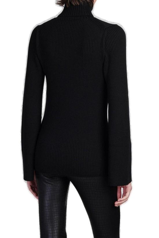  와타나베 준야 터틀넥 준야 와타나베 긴팔 골지  탑 블랙 - JUNYA WATANABE