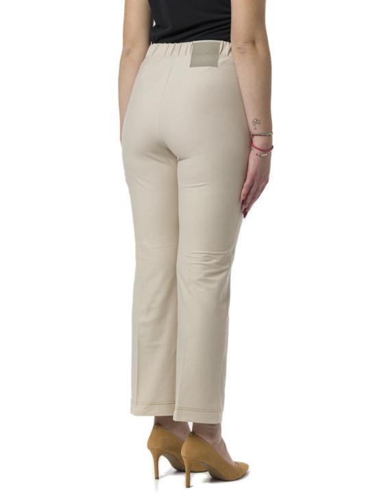  막스마라 스트레이트 팬츠 하이웨이스트 스트레이트 레그 팬츠 뉴트롤 - MAX MARA