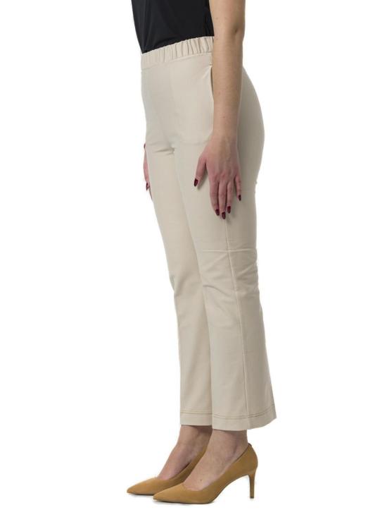  막스마라 스트레이트 팬츠 하이웨이스트 스트레이트 레그 팬츠 뉴트롤 - MAX MARA