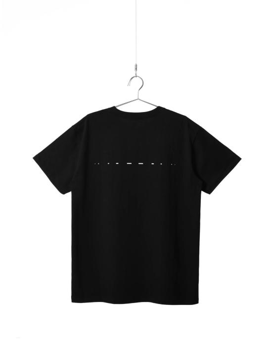  FAVRICS 반팔 티셔츠 패브릭 헤비웨이트 코튼 저지 프린팅 티셔츠 블랙 - FAVRICS