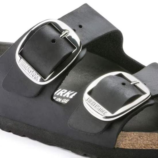26SS 버켄스탁 샌들 ARIZONA BIG BUCKLE 1011075 BLACK Black - BIRKENSTOCK