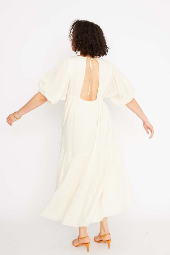  루 샤르망 롱 원피스 루프 샤르망 마젤란 드레스 내추럴 - LOUP CHARMANT