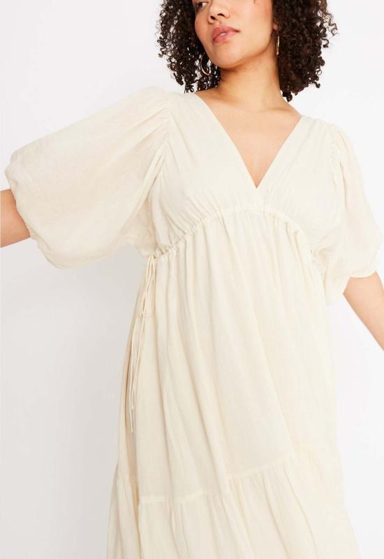  루 샤르망 롱 원피스 루프 샤르망 마젤란 드레스 내추럴 - LOUP CHARMANT