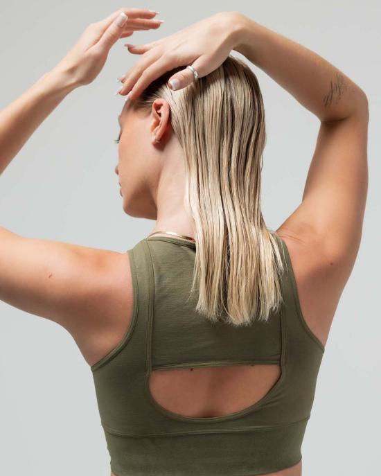  리포머 브라 저지 키홀 스포츠  (허리 밴드 일체형) - REFORMER