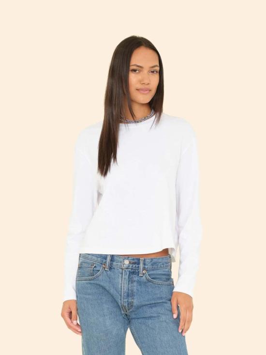  시레나 긴팔 티셔츠 테런스 티 화이트