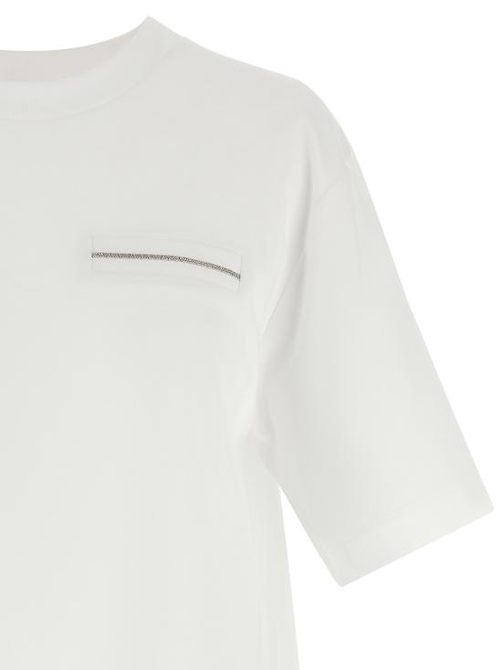 26SS 페세리코 반팔 티셔츠 A06235J05635C01C White - PESERICO