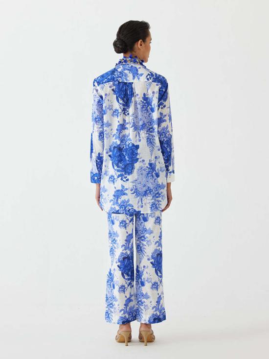  IKKIVI 스트레이트 팬츠 이키비 친츠 코디 세트 블루 - OTHER BRANDS